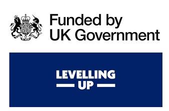 Funded by UK Government Levelling Up logo