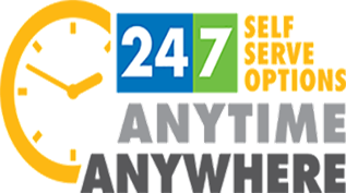 An image explaining the website is open 24/7 anytime, anywhere