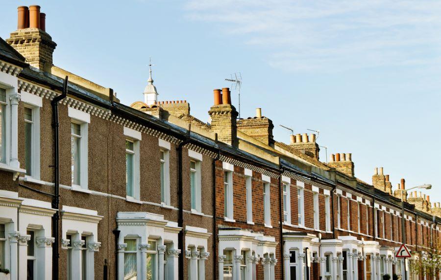 Row of terrace houses Row of terrace houses