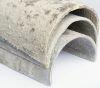 Roof covering material with asbestos fibres